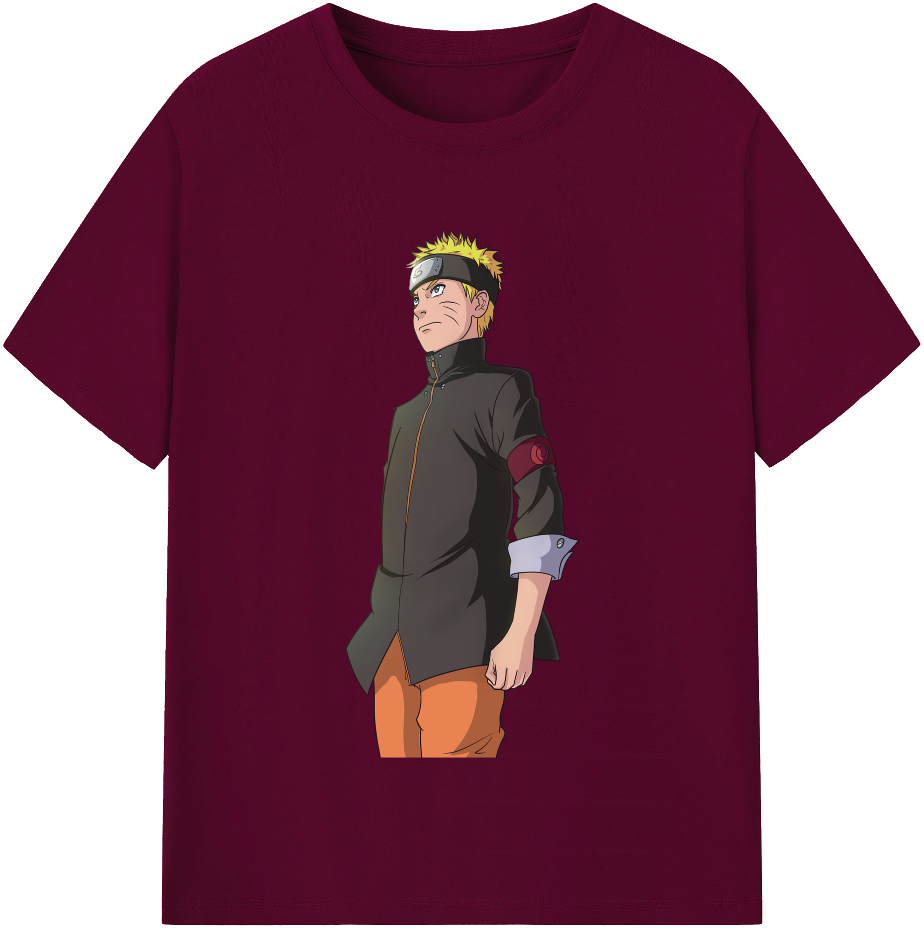 （画像用） NARUTO -ナルト- うずまき ナルト Uzumaki Naruto レディースカジュアルプリントTシャツ（綿100％）